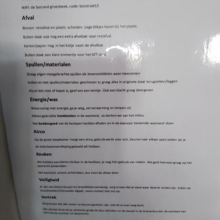 Vakantiehuis B&B De Bosrand Groesbeek Kültér fotó
